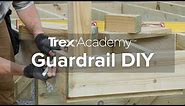 How to Install Deck Guardrail Posts | Trex Academy