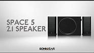 SONICGEAR SPACE 5 Hi-Fi BLUETOOTH 2.1 SPEAKER WITH PURE RICH SOUND