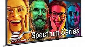 Projector Screen Elite Screens Spectrum, 150-INCH Diag 16:9, Motorized Projection Screen Movie Home Theater 4K/8K Ultra HD Ready, ELECTRIC150H2