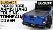 Jeep Gladiator JT Rugged Ridge Armis Hard Folding Tonneau Cover Review & Install