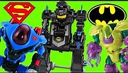Batman, Superman and Lex Luthor Robots batbot imaginext toys