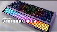 THE FUTURE IS HERE! Cyberboard R4 Mechanical Keyboard by Angry Miao 💜 Unboxing | Review | Details