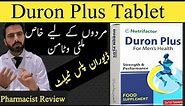 Duron Plus Tablet Uses | Best Multivitamins for male Infertility | Nutrifactor Duron Plus Tablet