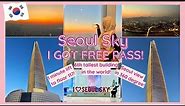 Seoul Sky Lotte World Tower Experience, Tallest Building in Korea! Korea Vlog 🇰🇷