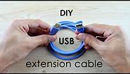 How to make a USB extension cable