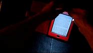 kindle TOuch Red case + light 2