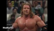 Wwe Summerslam 2000 The Rock vs Triple H vs Kurt Angle highlights