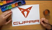 Cómo dibujar el logotipo de Cupra - How to draw the CUPRA logo