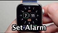 Apple Watch How to Set Alarm