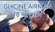 Glycine Airman 18 Review - IN A PLANE!!!