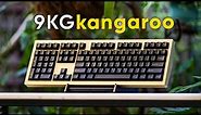 Heavy ALL BRASS Left Hand Mechanical Keyboard - Kangaroo