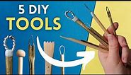 How To Make Your Own SCULPTING TOOLS