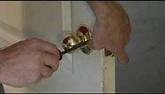 How to Tighten a Loose Doorknob