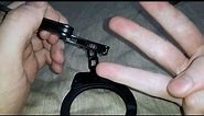 🇬🇧 TCH 822B Dual Keyhole Black Superior (XL) size handcuffs OVERVIEW