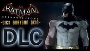 Batman Arkham Knight: DLC Dick Grayson Skin & LORE (Iconic Grey & Black)