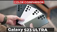 Samsung Galaxy S23 Ultra Color Comparison!