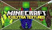 10 AWESOME ELYTRA TEXTURES | (10 Minecraft Wing Textures)