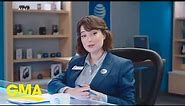 AT&T commercial actress says she feels 'unsafe' after online harassment l GMA