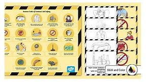 Science Code of Conduct Lab Safety Posters for 6th-8th Grade
