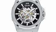 DIOLLO Luxury Analogue Skeleton Men Silicon belt's Watch-DIO23 | Diollo