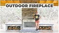 How To Build An Outdoor Fireplace | Outdoor Kitchen Part 4