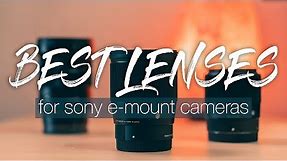 Recommended lenses for sony a6500, a6300, & a6000 (e-mount)