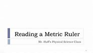Reading a Metric Ruler - How-To Video