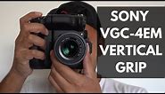 Sony VGC-4EM Vertical Grip - A7R IV A9 II A7S III | John Sison