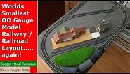 Worlds Smallest OO Gauge Model Railway / Railroad Layout..... again!