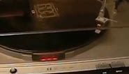 JVC L-F41 turntable in fully-functioning operation.