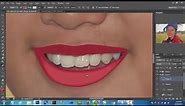 Simple tutorial : How make mouth vector .