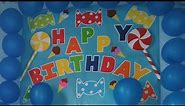 DIY candy land backdrop for birthday party/diy lollipop/paper candy easy to make