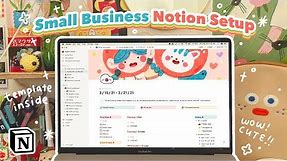 🌷 How I Organize My Small Business With Notion 🌷 Templates included!