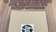 💗HP PINK EDITION | HOT OFFER 💗 🔥HP PROBOOK 640 CORE i7 LAPTOPS🔥 👉OPEN BOX WITH WARRANTY👈 🤑STARTING 299$🤑 ✅ OFFER 1 ---> 299$ 💢CORE i7-6600U CPU 💢16GB RAM 💢512GB SSD STORAGE 💢14" SCREEN 💢BACKLIT KEYBOARD 💢WITH FREE BAG & MOUSE 💢WINDOWS MS OFFICE ACTIVATED ✅ OFFER 2 ---> 399$ 💢CORE i7-6600U CPU 💢32GB RAM 💢1TB SSD STORAGE 💢14" SCREEN 💢BACKLIT KEYBOARD 💢WITH FREE BAG & MOUSE 💢WINDOWS MS OFFICE ACTIVATED 🤩FREE FAST SAFE DELIVERY 🤑USDT CURRENCY ACCEPTED 👉ORDER YOURS NOW 713301