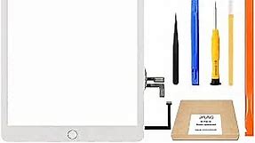 for iPad 5 (5th Generation A1822 A1823) Screen Replacement 9.7 Inch 2017, Only for 5th Gen Touch Digitizer, Home Button,Full Repair Kit(Video Guide)