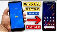 Wiko Power U20 (W-V750BN) FRP Bypass Android 11 | Wiko Power U20 W-V750BN FRP/Google Account Unlock