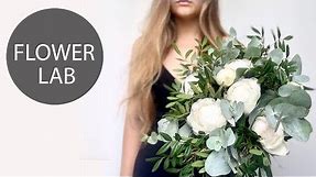 DIY Greenery bouquet | Easy way how to make a bouquet without wrapping