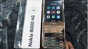 NOKIA 8000 4G UNBOXING | REVIEW