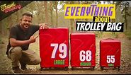 How to choose luggage bag Size : American Tourister Trolley Bag Set Unboxing