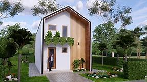 Small House Plan 5x10 Meter 50 sqm - SamHousePlans