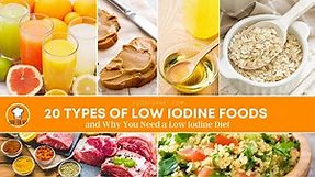20 Types of Low Iodine Foods and Why You Need a Low Iodine Diet | Food For Net