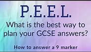 How to plan a 9 marker - PEEL - GCSE GEOGRAPHY 9 Markers