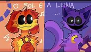 O sol e a Lua // animation meme (?) // smilling critters