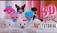 Hello Kitty and Friends 3D Perler Collection Tutorial