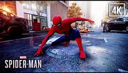 Steve Ditko Classic SpiderMan Suit MOD 4K Realistic Gameplay