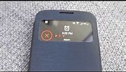 Galaxy S4's S-View Cover with Alarm