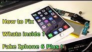 Fake Iphone 6 Plus - How to Fix / Unbrick Sophone i6 - Whats inside of it ? [HD]