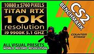 Counter-Strike 2 gameplay in 10K | Titan RTX | 10K resolution(10880 x 5760) | CS2 gameplay in 10K