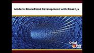 Modern SharePoint Development with React