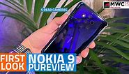 Nokia 9 PureView First Look | 5 Rear Cameras, In-Display Fingerprint Scanner, and More